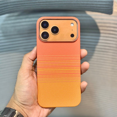 FibreLux Orange MagSafe iPhone 17 Pro Max Case
