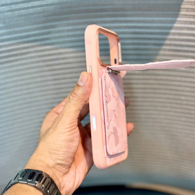 FurEver MagSafe iPhone 17 Pro Wallet Stand Case