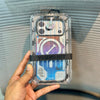 Blue LumiQuicksand Night Glow iPhone 17 Pro Max Case