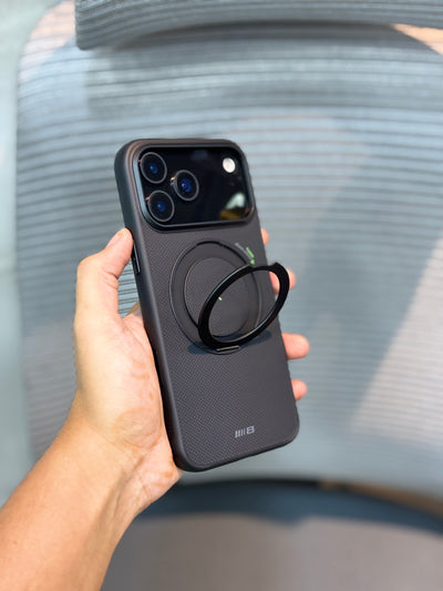 MagRotar Aramid Fiber iPhone 17 Pro Case