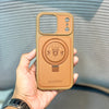 AristoStand MagSafe Leather Polo iPhone 17 Pro Case