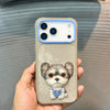 StitchPals Dog Embroidered iPhone 17 Pro Case