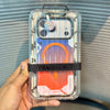 Orange LumiQuicksand Night Glow iPhone 17 Pro Max Case