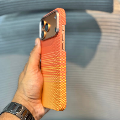 FibreLux Orange MagSafe iPhone 17 Pro Max Case