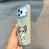StitchPals Dog Embroidered iPhone 17 Pro Case