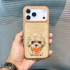 StitchPals Dog Embroidered iPhone 17 Pro Case